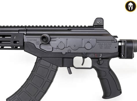 Iwi Galil Ace Black 762x39mm Semi Auto Pistol Sba4 Folding