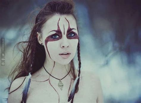 Book Adventurer Viking Face Paint Viking Woman Witch Makeup