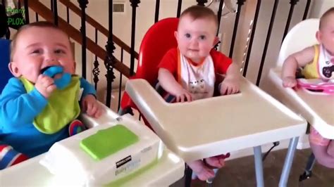 Funny Triplet Babies Laughing Compilation 2014 New Hd Vidéo Dailymotion