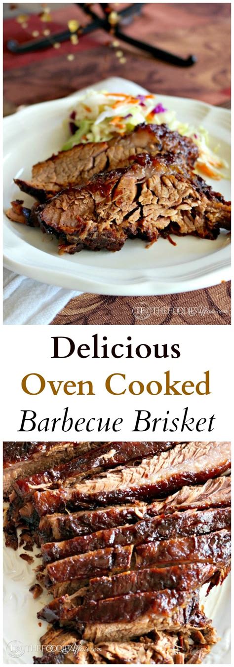Delicious Oven Cooked Barbecue Brisket