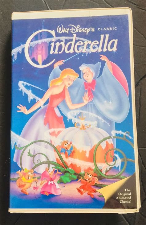 Rare Walt Disney Classic Cinderella Vhs Tape For Sale In