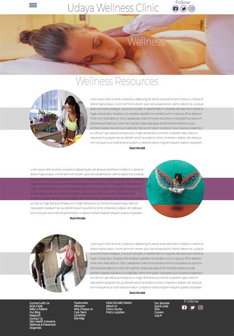 Elegant Personable Health And Wellness Web Design For Udaya Wellness