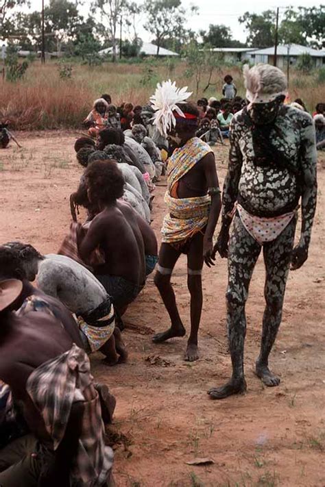 Marking Dancers Aboriginal Initiation Ceremonies Northern Australia