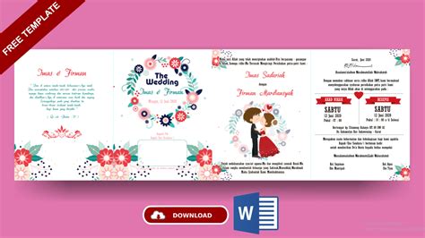Free Download Template Undangan Pernikahan Word Ilmu Kampus Ti