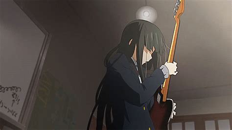 Safebooru 2girls Akiyama Mio Animated Animated  Black Hair K On
