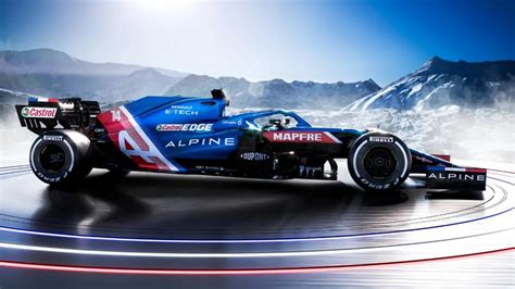 Alpine F1车队发布2021赛季新车a521f1世界锦标赛 Mdeditor
