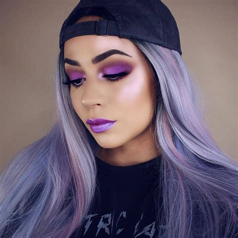 Metallic Liquid Lipstick Purple Lipstick Multi Colored Hair
