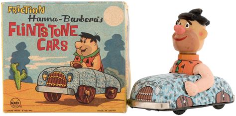 Hakes Hanna Barberas Flintstone Cars Fred Flintstone Boxed Marx