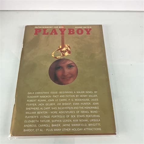 Vintage Playboy Magazine December 1965 Gala Christmas Issue W