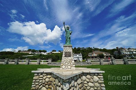 statue of liberty mackinac island photograph by rachel cohen fine art america
