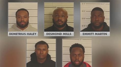 5 Ex Memphis Police Officers Charged In Tyre Nichols Death Plead Not