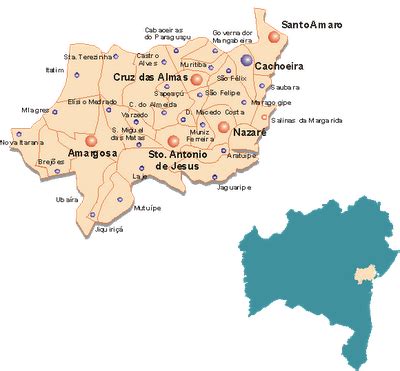 Confira a lista das cidades do Recôncavo baiano Mídia Recôncavo