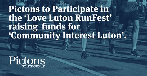 Pictons To Participate In The ‘love Luton Runfest Pictons