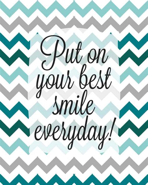 Put On Your Best Smile Everyday Printables Domestically Speaking