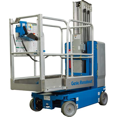 Free Shipping — Genie Runabout Aerial Work Platform With Extension Deck