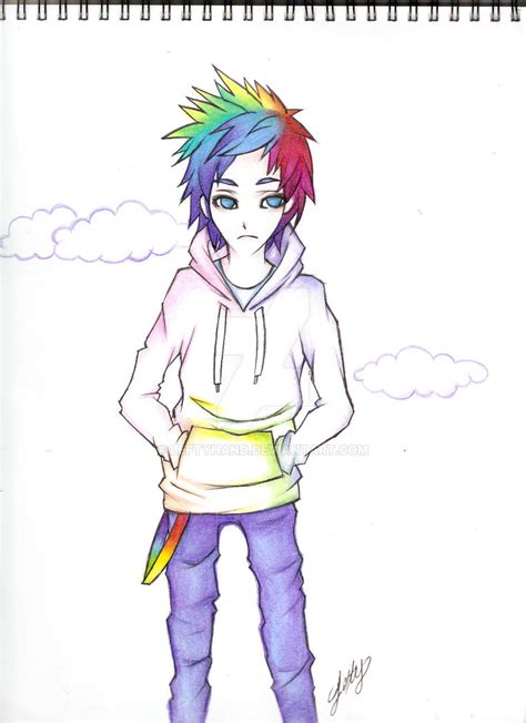 Rainbow Boy By Leftyhand On Deviantart