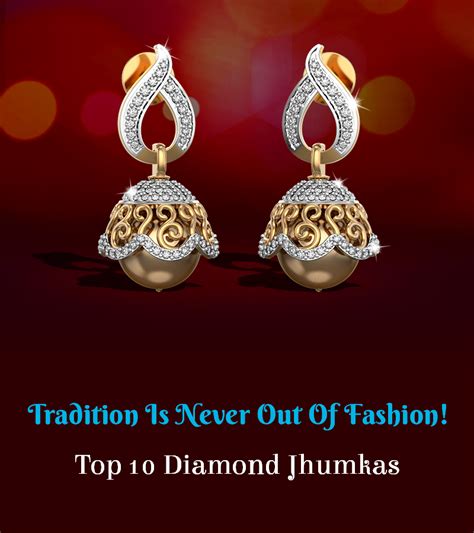 Top 10 Diamond Jhumkas I Love Diamonds Gold Jewellery Design