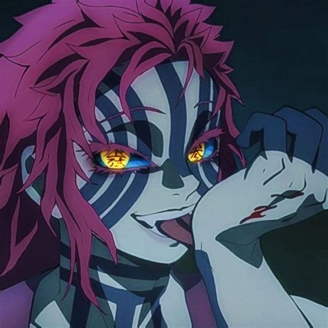 Female Akaza Do Not Repost Slayer Anime Anime Demon Old Film Posters