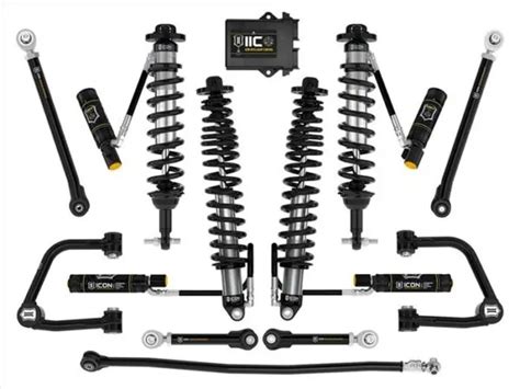 Icon 2 4 Lift Kit Stage 8 Tubular System For 2021 2023 Ford Bronco 2wd