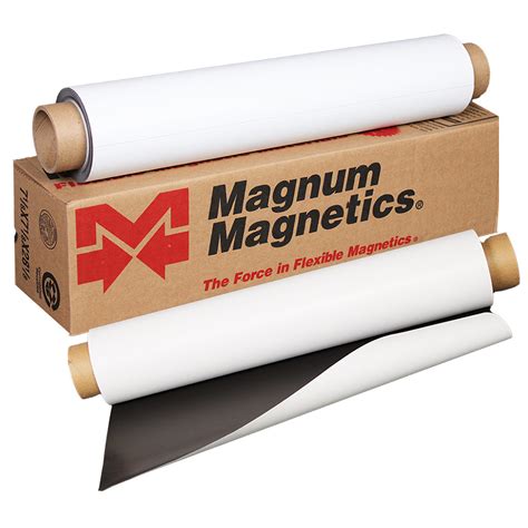 Magnum Magnetic Sheeting 2 Sizes Matte White Signwarehouse