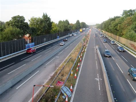 Building A Smart Motorway M3 © Sandy B Geograph Britain And Ireland