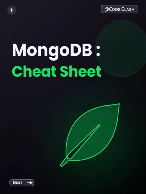 Mongodb Cheat Sheet Pdf