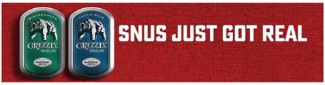 And you can also find loose snus. Snubie.com: Grizzly "Snus" (USA) - Coming Soon. 8 April 2020.