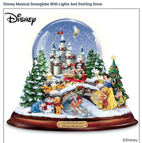 Pin By Cynthia Mendoza On Wish List Christmas Snow Globes Disney