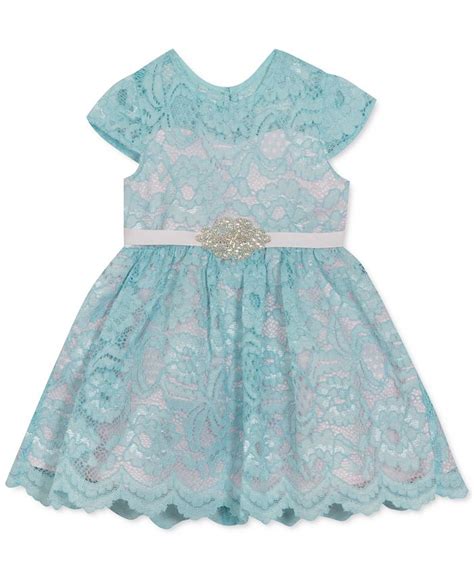 Rare Editions Baby Girls Lace Cap Sleeve Dress Macys