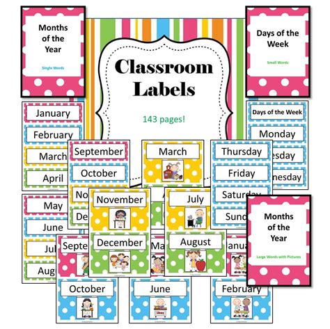 Bayside Math Teacher Huge Classroom Labels Pack 20 Off Back2school