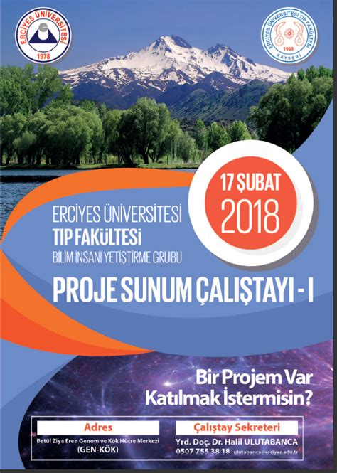 Erciyes Üniversitesi Tıp Fakültesi Bilim İnsanı Yetiştirme Grubu Proje