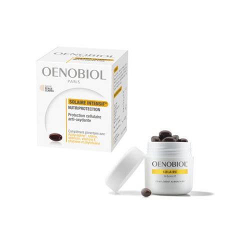 Oenobiol Solaire Intensif Nutriprotection Peau Claire 30 Capsules 358