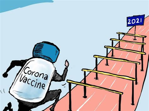 The vaccine maker said its covid vaccine was 100% effective in a study of 3,700 moderna said it also expects its covid vaccine will be available for kids as young as 5 by early fall. Cartoon: Race to COVID-19 vaccine intensifies | Cartoons ...