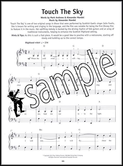 Free sheet music for piano. Really Easy Piano Disney Hits Sheet Music Book Frozen Wall-E Cinderella Mulan