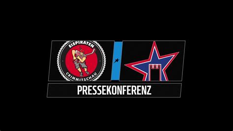 Pressekonferenz Pre Playoffs Spiel 2 Eispiraten Crimmitschau Vs