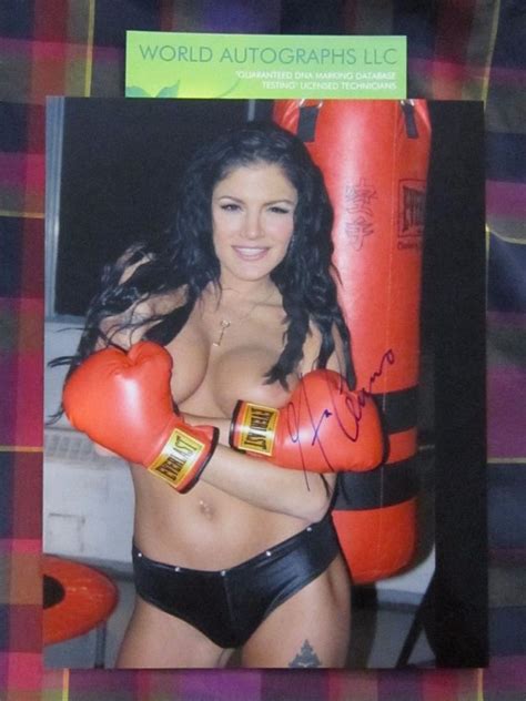 Gina Carano Actress Model Strikeforce Beauty Autograph Signed Photo With Coa 1869177144