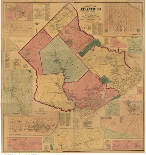 Map Of Atlantic County Nj Maping Resources