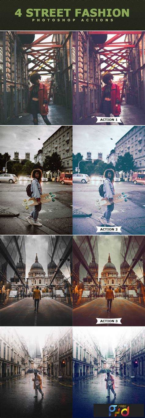 Street Fashion Photoshop Actions Graphicux