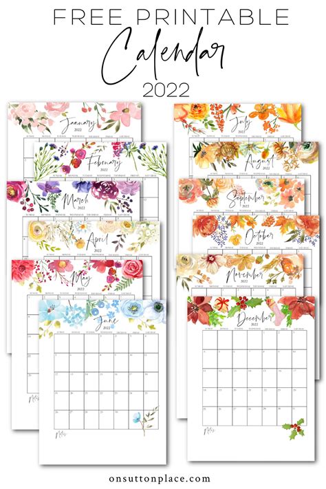 Paper Calendars And Planners Paper And Party Supplies Year At A Glance