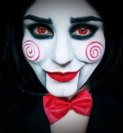 Es la adaptación de una obra de teatro y los do .. Jigsaw | Halloween makeup inspiration