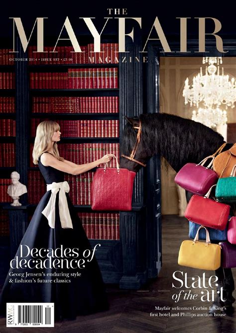 The Mayfair Magazine October Bolsos Carolina Herrera Moda