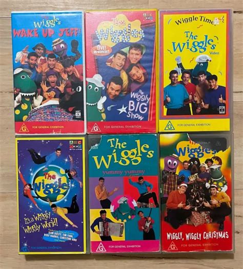 X The Wiggles Vhs Pal Video Wiggle Time Yummy Yummy Wiggly Christmas Picclick