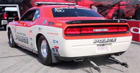Dodge Challenger Police Interceptor Drag Race Car Hot Cars