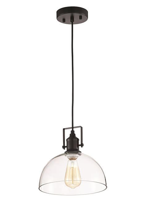 Walmart.com has been visited by 1m+ users in the past month 1-Light Black Farmhouse Pendant Ceiling Fixture with Clear ...