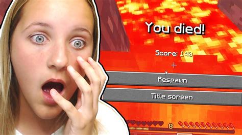 Playing Minecraft With My Sister Youtube