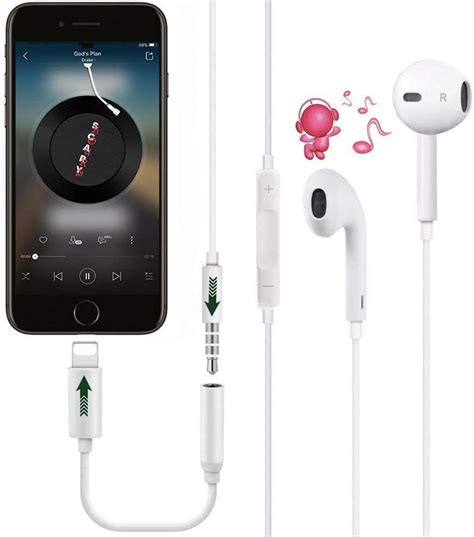 Apple Mfi Certified Lightning To 35mm Headphonesearbuds Jack Adapter