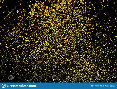 Golden Glittering Trendy Festive Background Stock Photo