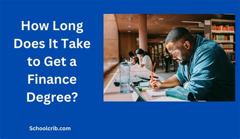 How Long Does It Take To Get A Finance Degree