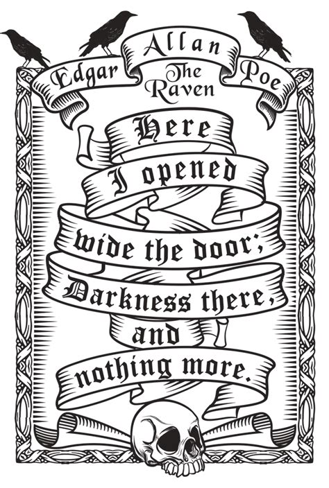Edgar Allan Poe Quotes The Raven Berna Walls