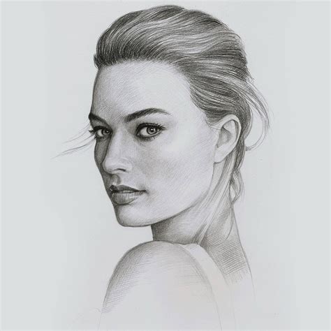 Easy Drawing Ideapencil Drawing Portrait Images Drawing Pencil Drawing